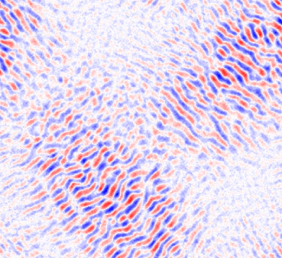 filamentary magnetic fields generated by randomly stirring a collisionless plasma